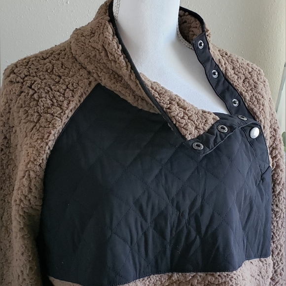 WHITE BIRCH FLEECE PULLOVER SZ XL TAN & BLACK - Picture 4 of 9